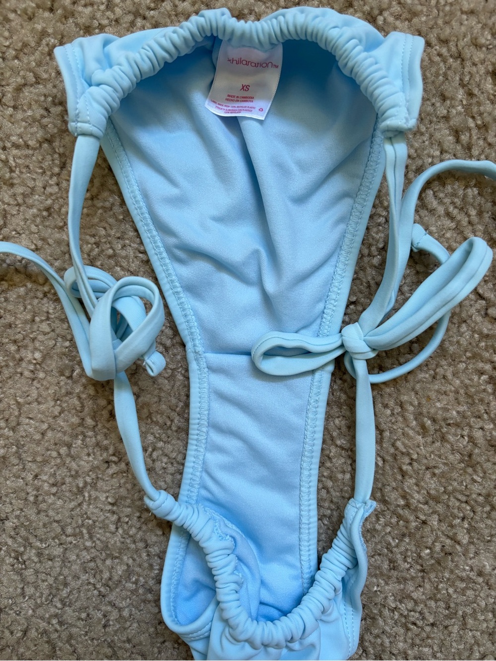 Light Blue String Bikini Set - Picture 7 of 7